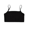 thumbnail image 1 of ZACPNCV Girls Seamless Training Bra Crop Sports Bra Pack Black 7-8 Years, 1 of 5