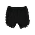 thumbnail image 1 of ZACPNCV Girls Shorts Panties Kids Toddler Cute Ruffle Lace Underwear Boxer Briefs Solid Cotton Biker Shorts Summer Clothes Black 6-7 Years, 1 of 1
