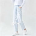 thumbnail image 1 of ZACPNCV Girls Sun Protection Pants UPF 50+ Water Resistant Elastic Waist Lightweight Outdoor Hiking Trousers with Pockets Summer, 1 of 7