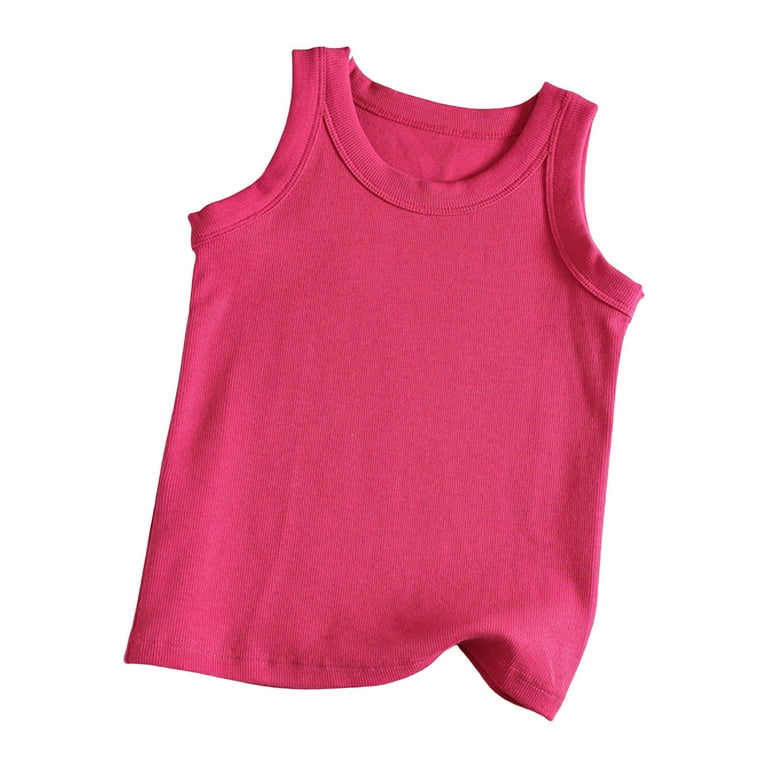 ZACPNCV Girls Tank Tops Sleeveless Racerback Athletic Shirts