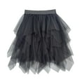 thumbnail image 1 of ZACPNCV Girls Tutu Skirts Layered Tulle Princess Dresses for Toddler Girls Birthday Dance Party Supplies Black 2-3 Years, 1 of 9