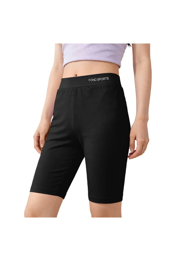 Girls Yoga Shorts 5 Inch High Waist Stretchy Solid Athletic Booty Shorts for Kids Summer Dance Gym Active Bottom