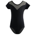 thumbnail image 1 of ZACPNCV Gymnastics Leotards for Girls Toddler Ballet Dance Leotard Gymnastics Black 11-12 Years, 1 of 3
