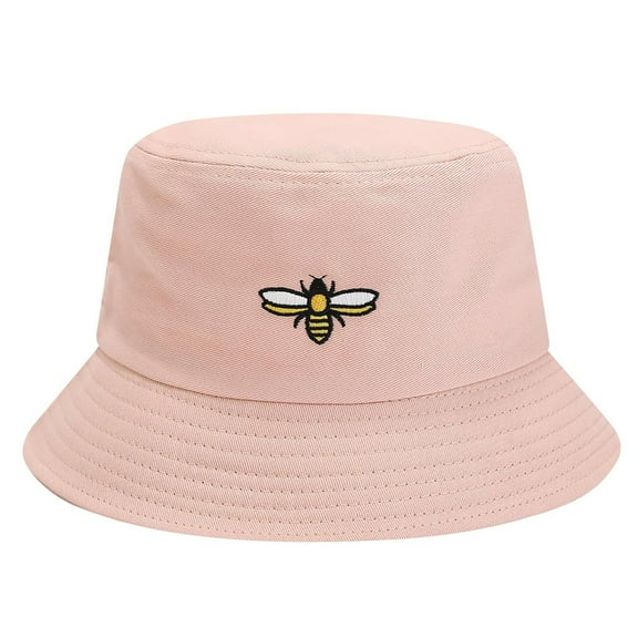 ZACPNCV Hawaii Summer Men's and Women's Plam Heart Printed Tourist Fisherman's Hat Outdoor Sunshade Hats Caps Pink Free Size