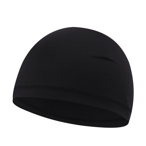 ZACPNCV Helmet Skull Caps Sport Cycling Sweat Wicking Helmet Liner Quick Dry Running Hat for Kids Black Free Size