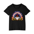 thumbnail image 1 of ZACPNCV Kids Boys 4th of July Shirts Toddler Flag T-Shirt Girls Patriotic Short Sleeve Tees Cotton Top Clothes Black 4-5 Years, 1 of 9