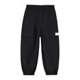 thumbnail image 1 of ZACPNCV Kids Boys Jogger Sweatpants Casual Pull-On Lightweight Pants Elastic Waist Trousers with Pockets Black 7-8 Years, 1 of 3