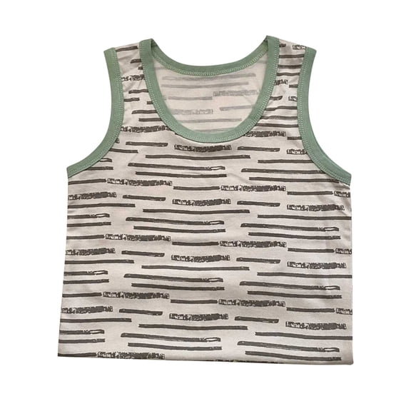 ZACPNCV Kids Boys Sleeveless Tshirts Tank Tops Cotton Crewneck Graphic Summer Top Toddler Undershirts Athletic Workout Clothes Gray 12-13 Years