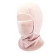 thumbnail image 1 of ZACPNCV Kids Fleece Balaclava Ski Mask Face Mask Neck Warmer for Boys Girls Windproof Face Cover for Cold Weather Skiing Cycling Pink 5-12 Years, 1 of 3