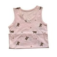 thumbnail image 1 of ZACPNCV Kids Girls Sleeveless Tshirts Tank Tops Cotton Crewneck Graphic Summer Top Toddler Undershirts Athletic Workout Clothes Pink 4-5 Years, 1 of 3
