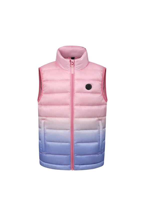 Kids Heated Vest with Battery Pack Boys Girls Lightweight Heated Vest Pink 8-9 Years (Battery not included)