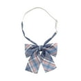 thumbnail image 1 of ZACPNCV Kids Plaid Tie Uniform Pre-Tied BowKnot Cute Stylish Colorful Bow Ties Pink Free Size, 1 of 3