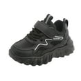 thumbnail image 1 of ZACPNCV Kids Shoes for Girls Boys - Non-Slip Kids Sneakers Shoes Lightweight with Memory Foam Insole Black, 1 of 6