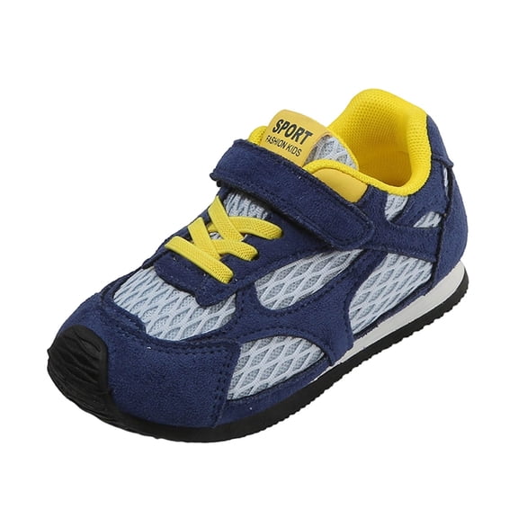 ZACPNCV Kids Shoes for Girls Boys - Non-Slip Kids Sneakers Shoes Lightweight with Memory Foam Insole Blue