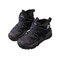 thumbnail image 1 of ZACPNCV Kids Sneakers for Boys Lightweight Non-Slip Running Shoes with Hook Loop Strap Breathable Cushioned School Sports Basketball Tennis Shoes Black, 1 of 9
