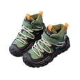 thumbnail image 1 of ZACPNCV Kids Sneakers for Boys Lightweight Non-Slip Running Shoes with Hook Loop Strap Breathable Cushioned School Sports Basketball Tennis Shoes Olive Green, 1 of 9