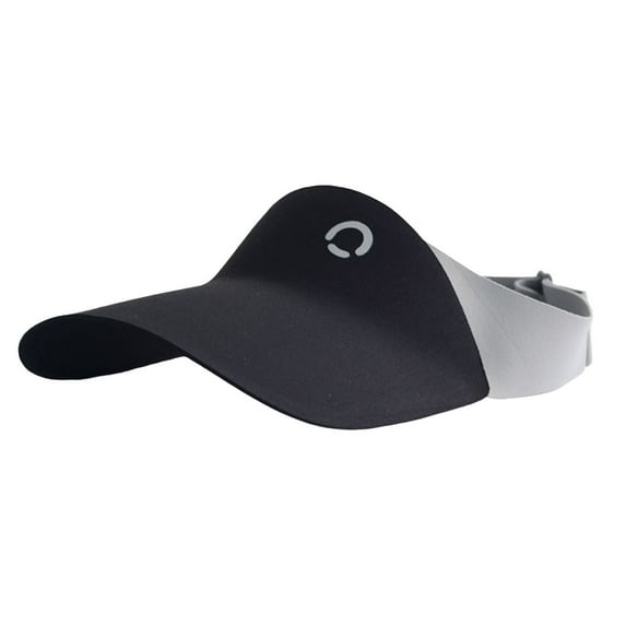 ZACPNCV Kids Sun Visor Hats for Girls Boys Adjustable Cotton Summer Tennis Golf Visor Hat Sports Sun Caps Black Free Size