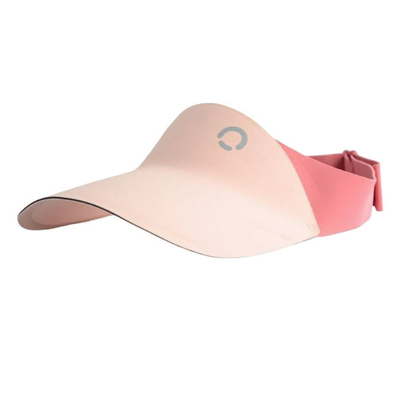 ZACPNCV Kids Sun Visor Hats for Girls Boys Adjustable Cotton Summer Tennis Golf Visor Hat Sports Sun Caps Pink Free Size