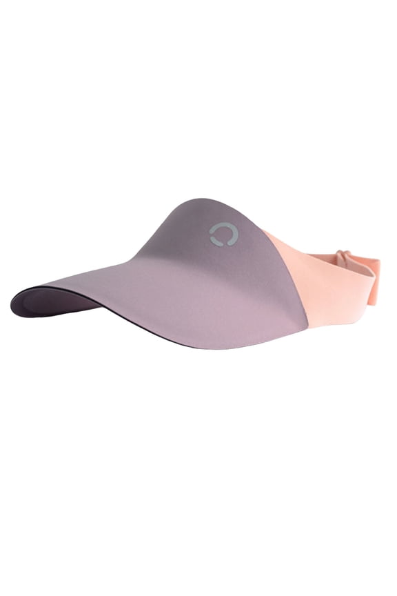 Kids Sun Visor Hats for Girls Boys Adjustable Cotton Summer Tennis Golf Visor Hat Sports Sun Caps Purple Free Size