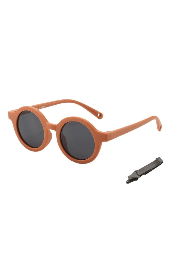 Kids Sunglasses Colorful UV Protection Single-Pack Suitable for Boys and Girls 0-3 Years