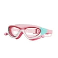 thumbnail image 1 of ZACPNCV Kids Swim Goggles UV Protection Fog Proof Swimming Goggles with Clips Ear Plugs Pink Free Size, 1 of 4
