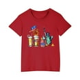 thumbnail image 1 of ZACPNCV Little Boys 4th of July T-Shirt Flag Tees Kids Toddler Short Sleeve Tee Shirts Red 3-4 Years, 1 of 9