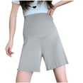 thumbnail image 1 of ZACPNCV Maternity Active Shorts with Pockets Drawstring Pregnancy Women's Casual Short Gray S, 1 of 7