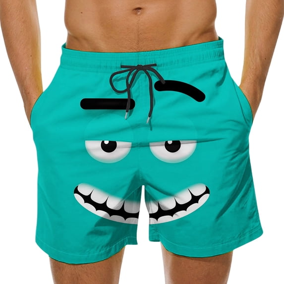 Lovskoo Men Swim Trunks with Compression Breathable Liner Quick Dry Zipper Pockets for Water Beach Travel Cruise