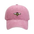 thumbnail image 1 of ZACPNCV Men Women Washed Distressed Twill Cotton Baseball Cap Vintage Adjustable Hat Sun Visor Hats Father's Day Gifts Pink Free Size, 1 of 2