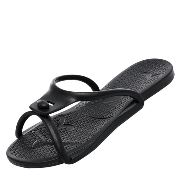 ZACPNCV Men's Foldable Flip Flops Travel Portable Beach Sandals Non Slip Soft Sole Summer Vacation Slippers