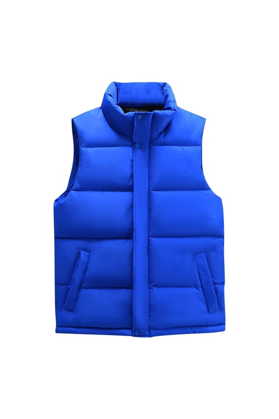 Men's Lightweight Packable Puffer Vest Sleeveless Puffy Outerwear Water-Resistant Bubble Jackets Work Casual Golf