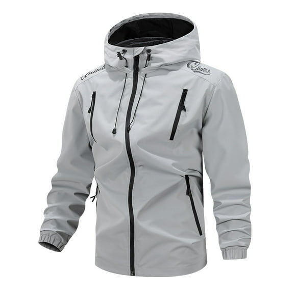 ZACPNCV Men's Thick Winter Jackets with Hood Fleece Lining Cotton Military Jackets Work Coats with Cargo Pockets Outwear