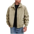 thumbnail image 1 of ZACPNCV Men's Winter Work Jackets Hooded Quilted Lined Workwear Cotton Active Coats, 1 of 9