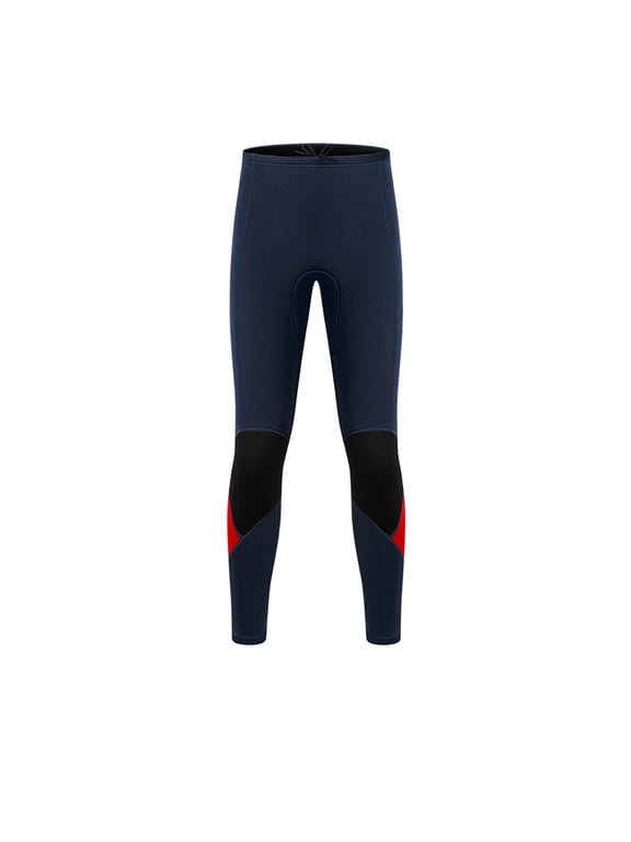 Mens 3mm Neoprene Wetsuit Pants Thermal Bottom for Diving Snorkeling Surfing Cold Water Protection Swimwear