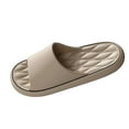 thumbnail image 1 of ZACPNCV Mens Diamond Wave Pattern EVA Bath Slippers Thick Sole Non Slip Odor Resistant Wear Resistant Indoor Home Summer, 1 of 6