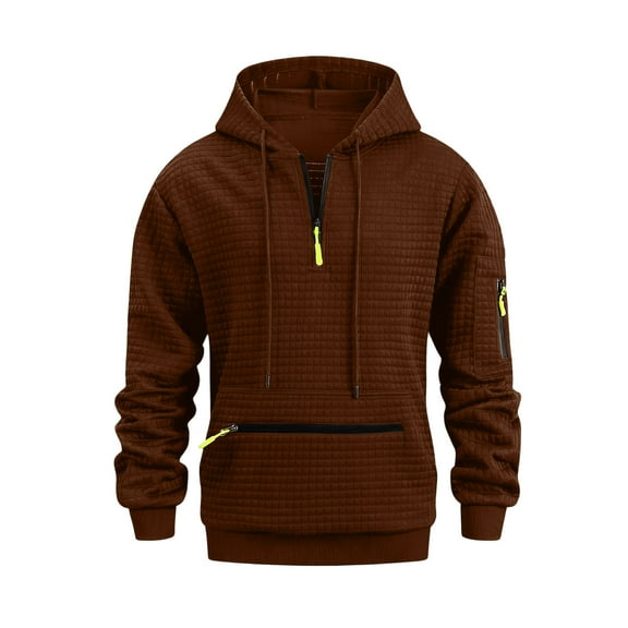 ZACPNCV Mens Hoodie Color Block Design with Soft Fleece Lining Warm and Stylish for Fall Winter