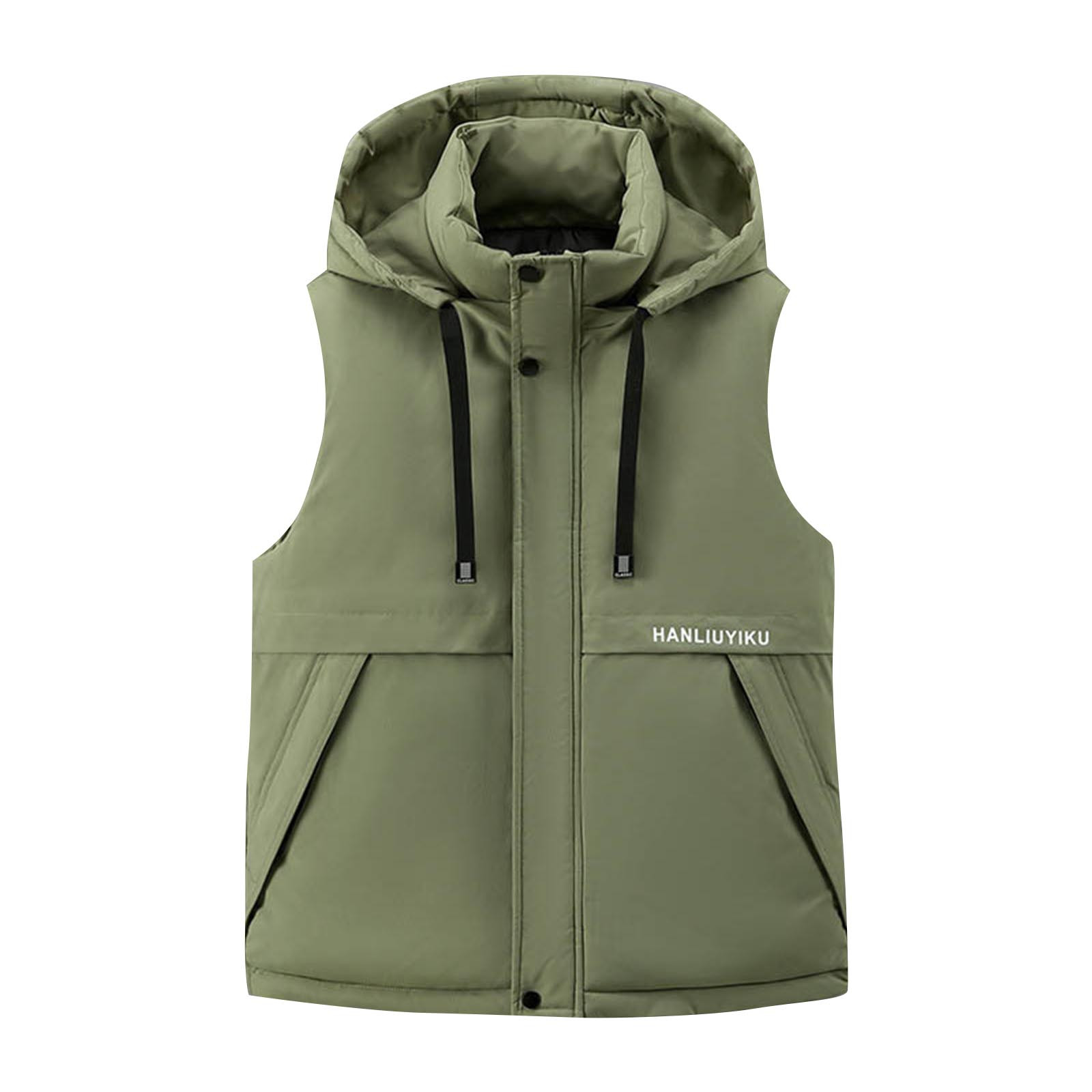 ZACPNCV Mens Lightweight Softshell Vest Windproof Sleeveless Jacket Zip Up Fleece Lined Vest Outerwear for Golf Running