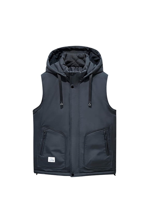 Mens Lightweight Softshell Vest Windproof Sleeveless Jacket Zip Up Fleece Lined Vest Outerwear for Golf Running