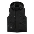 thumbnail image 1 of ZACPNCV Mens Lightweight Softshell Vest Windproof Sleeveless Jacket Zip Up Fleece Lined Vest Outerwear for Golf Running, 1 of 5