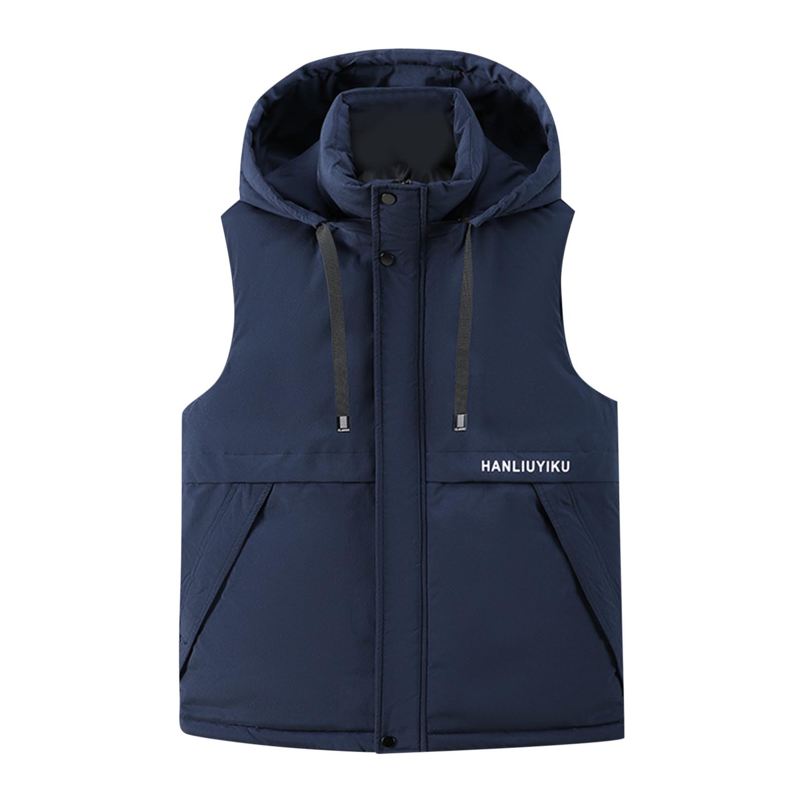 ZACPNCV Mens Lightweight Softshell Vest Windproof Sleeveless Jacket Zip Up Fleece Lined Vest Outerwear for Golf Running