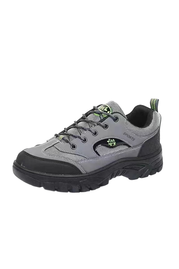 Mens Plus Size Hiking Shoes Round Toe Outdoor Comfort Trail Sneakers Spring Summer