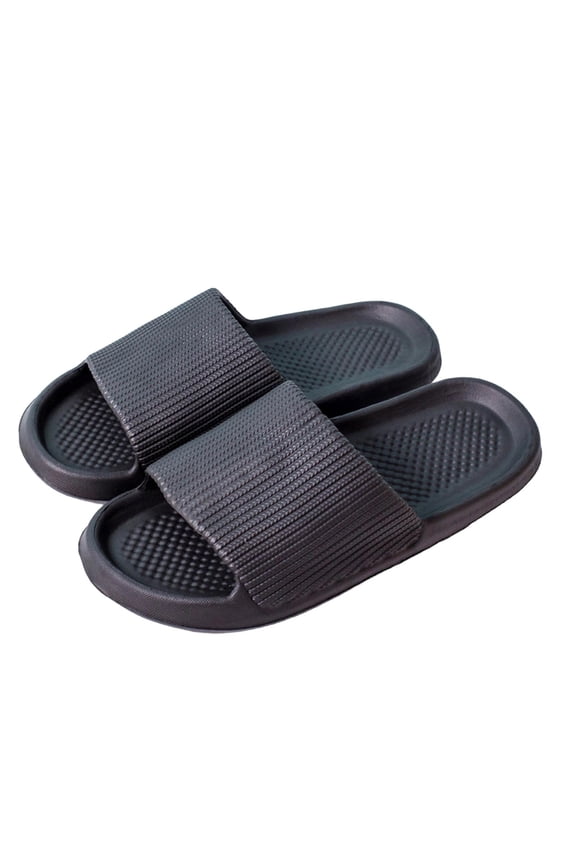 Mens Plus Size Outdoor Flip Flops Rubber Sole Non Slip Durable Comfort Beach Sandals