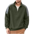 thumbnail image 1 of ZACPNCV Mens Quarter Zip Pullover Slim Fit Lightweight Knit Pullover Sweaters Casual Sweater, 1 of 8