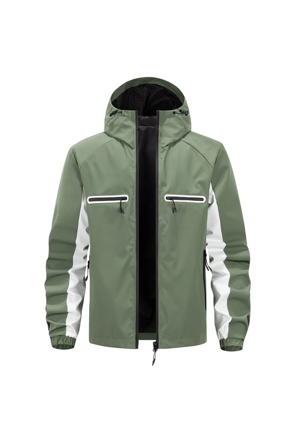 Mens Reflective Jacket Waterproof And Warm Windproof Workwear Jacket Men for Winter