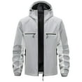 thumbnail image 1 of ZACPNCV Mens Reflective Jacket Waterproof And Warm Windproof Workwear Jacket Men for Winter, 1 of 4