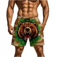 thumbnail image 1 of Lovskoo Mens Swim Trunks with Compression Liner Quick Dry Bathing Suit Long Swimming Shorts with Pockets, 1 of 9