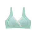 thumbnail image 1 of ZACPNCV Nursing Bras for Breastfeeding Seamless Comfort Maternity Bralette Wireless Pregnancy Sleep Bra with Support Green L, 1 of 5