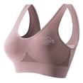 thumbnail image 1 of ZACPNCV Racerback Sports Bras for Women Padded Seamless Support Bra for Yoga Gym Workout Fitness Khaki 4XL, 1 of 5