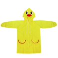 thumbnail image 1 of ZACPNCV Rain Poncho Raincoats for Kids Reusable Boys Girls Rain Jackets with Hood for Family Travel Outdoor Yellow 3-8 Years, 1 of 2