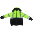thumbnail image 1 of ZACPNCV Safety Heated Jacket Class 3 High Visibility Waterproof Work Construction Coat(Battery not included), 1 of 3
